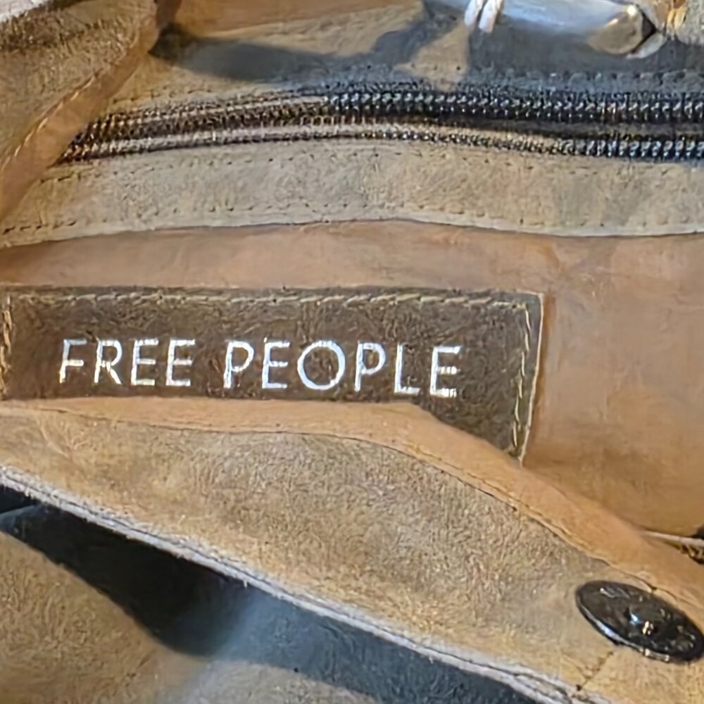 NWT: Free People Bobbi Slouch Suede Tote Bag - Picture 8 of 8